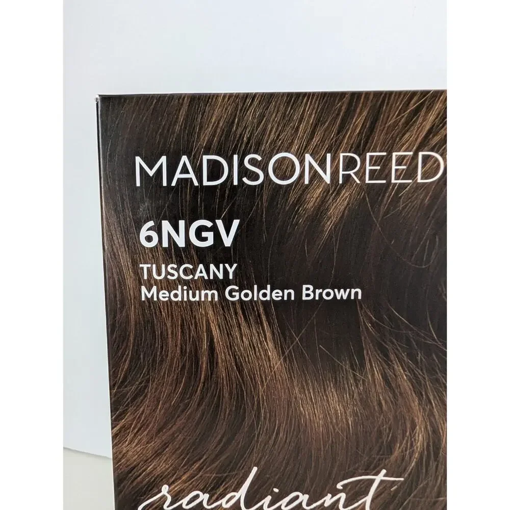 Madison Reed Permanent Hair Color 6NGV Tuscany Medium Golden Brown New in Box